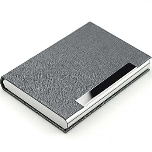 YHRJ Visitenkartenetui Herren-Visitenkartenhalter mit großem Fassungsvermögen, Kreative Visitenkartenetui der Damenmode, Ultradünne Kartenaufbewahrungsbox aus Metall (Color : A, Size : 9.5cm*2)
