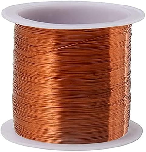 0.3mm Metros de Hilo de Cobre Esmaltado - Hilo de bobinado for Motor, Transformador, Altavoz, Bobina magnética - Hilo magnético hasta 220°C-20m (Size : 50m)