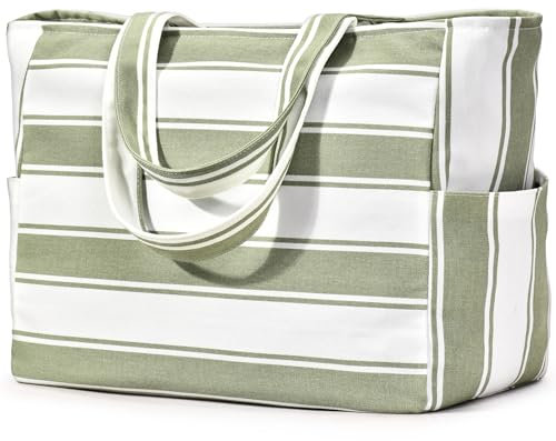 oscaurt Strandtasche XXL Familie Damen Umhängetasche Tote Bag Badetasche Wasserdicht mit Nasstasche Einkauftasche Schultertasche Shopper Geschenke für Frauen