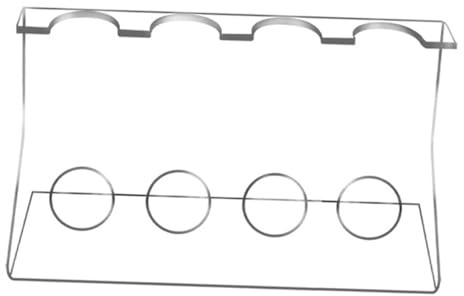 Sharplace Porte-Couverts Fourchette cuillère présentoir Transparent Support à ustensiles Acrylique pour Bar Restaurant Salle à Manger café