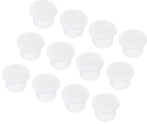 QUARKZMAN 20pz Occhielli in Gomma Diametro Montaggio 14mm ID 9mm H 12mm Trasparente Guarnizione Protezione Passacavi in Gomma per Cavi Tubi