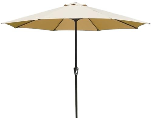 DGSYUAN Sonnenschirm Im Freien Terrassenschirm Outdoor Tischschirm Tischschirm Für Garten Rasen Ohne Sockel Gartenschirm(Khaki)