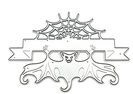 Wjsdsg Halloween Spinnennetz Metall Stanzformen Schablone Scrapbooking Album Papier Karte Vorlage Form Präge Dekoration