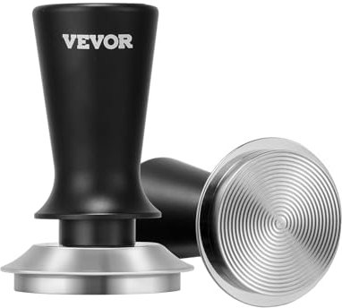 VEVOR Espresso Tamper 58mm, Spring Loaded Coffee Tamper, 30 lbs Tamper Tool Espresso, Stainless Tamper with Non-Slip Grip