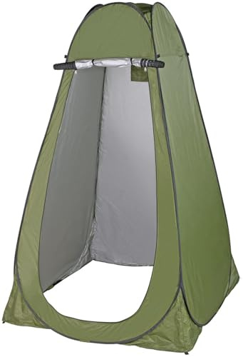 Semptec Urban Survival Technology Umkleidezelt: Tragbares Pop-Up-Dusch-, Toiletten- und Umkleide-Zelt, grün (Toilettenzelt, Umkleidekabine, WC)
