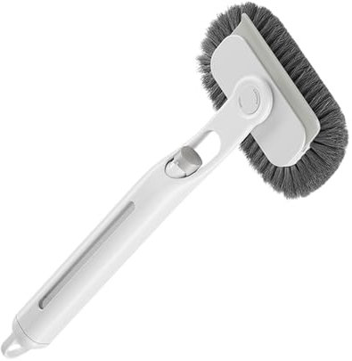 Sprobber De Ducha - Cepillo De Matorral Intercambiable | Scrubber De Bañera De Baldosas De Baño | Depurador Doméstico Multifuncional para Pistas De Ventana Bisagras De Esquina De Ducha De Baño