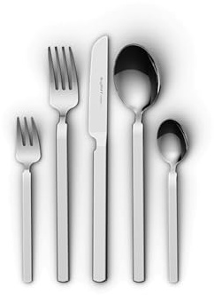 BergHOFF Home Coffrets de table – menagere 30 pièces – Service de table pour 6 personnes – couverts inox- cutlery set– Finition mate – Passe au lave-vaisselle