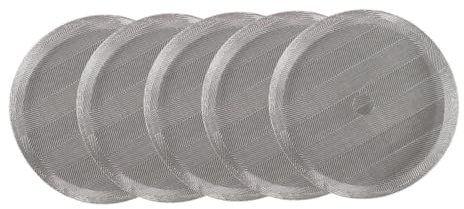 Sharplace Lot de 5 tamis de rechange pour cafetière à piston, en acier inoxydable, polyvalents, pour la cuisine, Diamètre 8.5 Cm