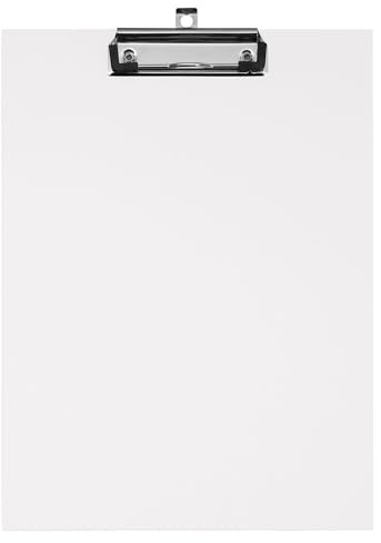 Falken Presse-papiers écologique. Fabriqué en Allemagne. Avec un noyau en carton rigide et un revêtement extérieur en papier coloré. Format DIN A4 blanc. Planchettes à pince et porte-formulaires