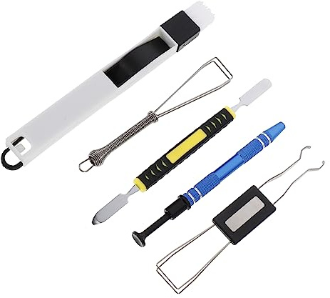 NUOBESTY 1 Ensemble Kit de Nettoyage pour Clavier Mécanique Pratique avec Outils de Nettoyage Extracteur de et Brosse pour Clavier et Électroniques