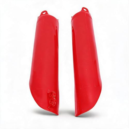 Sxhlseller Ensemble de Housses de Protection de Fourche Avant de Moto Rouge pour CRF 450 RX Supermoto 2018, Protecteur D'amortisseur Facile à Installer pour les Pilotes Tout-terrain