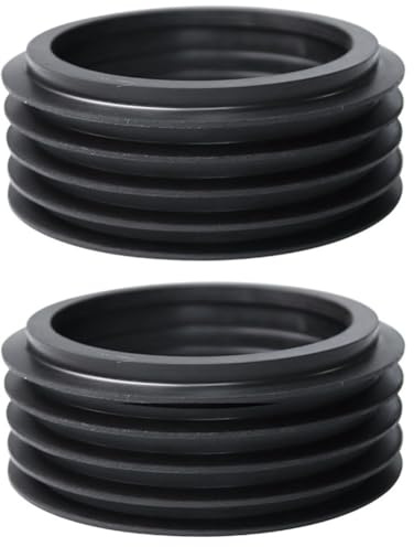 MoSundi Lot de 2 joints d'étanchéité de tuyau de vidange de réservoir d'eau pour anneau en caoutchouc pour adaptateur de tuyau d'égout de 90 mm à 110 mm, connecteur de joint de plomberie de toilettes