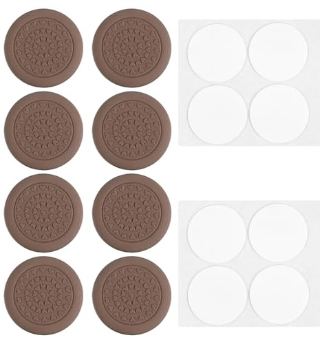 8 PCS Rubber Feet for Chopping Board, Anti-Slip Cutting Board Feet, Self-Adhesive Noise Reducing Stick on Pads for Cutting Boards, Chopping Blocks, Furniture Bumpers and Counter Top Protection