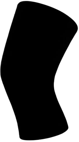 SparklWLeaf Sportkniebandage 1 Stück dünne Elastizität Knieschützer Unterstützung Entlastung verhindern Sport Knieschutz Pads für Basketball Tennis Yoga Gartenarbeit(Black,S)