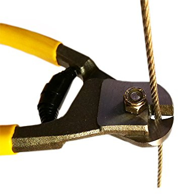 Hetai Heavy Duty Wire Cutters Steel Cable Cutter Wire Rope Cutter Aircraft Bicycle Cable Cutter,Up To 5/32