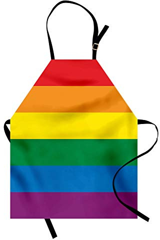 ABAKUHAUS, LGBT Waschbar, Farbfest Höhenverstellbar Waschbar Klarer Digitaldruck, Regenbogen Muster Symbolismus von LGBT Lsbt Farbvoll Fröhlich positiver Druck, Mehrfarbig Bunt