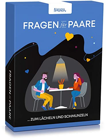 nalara Fragen für Paare … zum Lächeln und Schmunzeln - Das Paar-Spiel mit lustigen Fragen als Geschenk für deinen Partner Valentinstag oder Jahrestag für sie und ihn