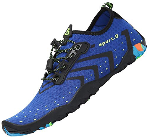 Saguaro Chaussures Aquatiques Homme Femme Antidérapante Séchage Rapide avec 7/9 Trous de Drainage GR.35-48