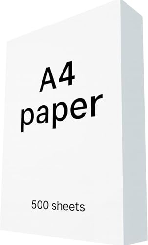 U&H Basic Multi-Purpose Copy Printer Paper, A4 75gsm, 1 Ream (500 Sheets), White