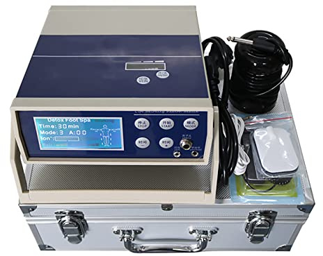 Entgiftungsgerät für Fußbad Ionen, Fußbad zur Entgiftung für persönliche Pflege, digitales LCD-Display, Spa System für die Füße zur Entgiftung mit Handschlaufe und