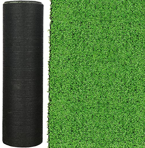 SPRINGOS Erba Sintetica 1x1 m Tappeto per Giardino Balcone Terrazzo Verde Resistente ai UV Facile da Pulire Tappeto Esterno per Decorazione e Pavimentazione