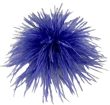 Damen Federbrosche,Flauschige Feder Brosche Straußenfeder Brosche Braut Hochzeit Kopfschmuck Kostüm Deko Federn Haarschmuck Feder Haarspange für Frauen Mädchen Halloween Tanzshow Tea Party Dekoration