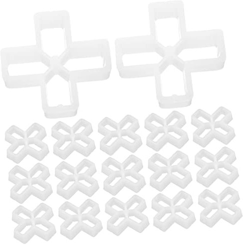 BESTonZON 100pcs Tile Spacers for Leveling Grout Spacers for Precise Tile Alignment Floors and Walls for Tiling Projects and Home Renovations