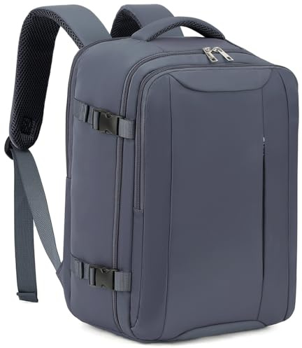 Xkdoai Cabin Bags for Ryanair Easyjet, Travel Backpack Fit 14 Inch Laptop Underseat Cabin Bag Hand Luggage Carry-ons Flight Bag Casual Daypack for School College Travel