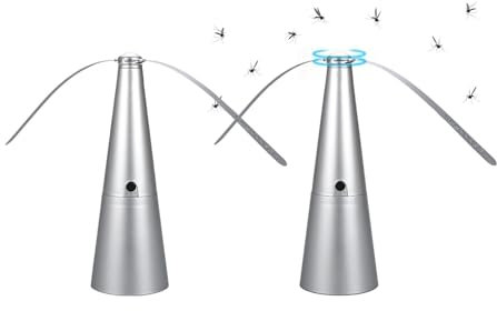 2 Ventilateur Anti Mouche De Table,Ventilateur Anti-mouche,Ventilateur Anti-Insectes,Electrique Chasse Mouche De Table,r épulsif Extérieur Et Intérieur,Répulsifs Anti-Mouches,Fly Repel Lent Fan