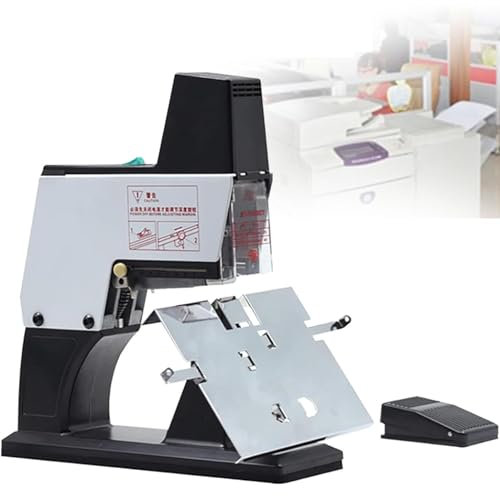 DPLXQPP Máquina Encuadernación Automática,Grapadora Escritorio Eléctrica A3 con Protección contra Atascos,9 Nide Resistencia,Espesor Unión 40 Hojas,Oficina Hogar,110V