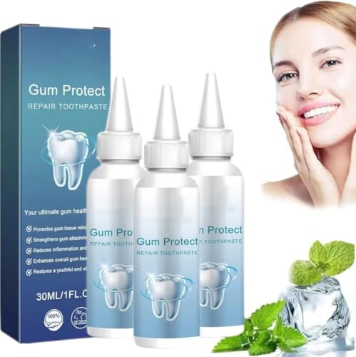 Gel reparador de encías y dientes, blanqueador de dientes (3 piezas)