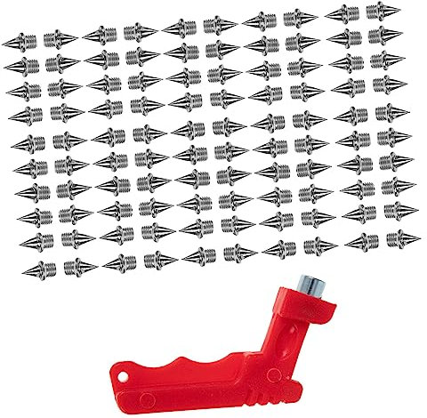 Happyyami 1juego Clavos De Inoxidable para Zapatillas De Atletismo Extractor Clavos Antideslizantes para Correr y Entrenamiento Atlético Adecuados para Pista y Campo