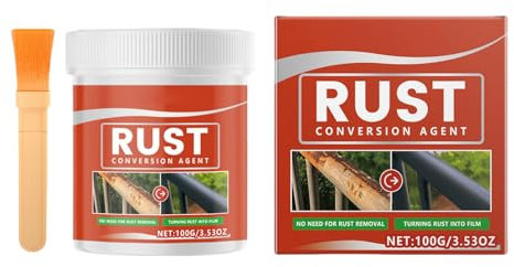 Convertidor de óxido para automóviles, pintura inhibidora de óxido, 100.1 g, pintura metálica con aislamiento de oxígeno superior, secado rápido