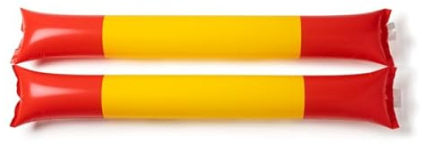 Pack de 25 Pares de Aplaudidores Hinchables Reutilizables – Palos de Animación Ruidosos para Fiestas, Eventos, Deportes, Cumpleaños y Celebraciones (España)