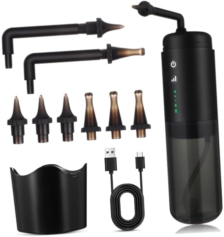 SHERCHPRY Pulitore Elettrico Orecchie Automatico con Serbatoio Irrigatore Auricolare Intelligente Pressione Kit per Lavaggio e Rimozione Cerume Sicuro e Delicato