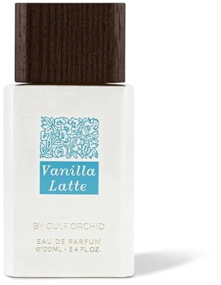 Gulf Vanilla Latte Eau de Parfum, 100 ml, Orientalisch-Warmer Gourmand-Duft für Damen, Vanille und Karamell, Luxuriöses Glasflakon, Langanhaltend