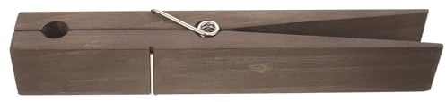 DECHOUS Pinza Gigante de Madera Natural para Ropa y Toallas Soporte Compacto de 30X4X5 CM para Baño Clip de Almacenamiento Funcional y Versátil Adecuado para Espacios Pequeños