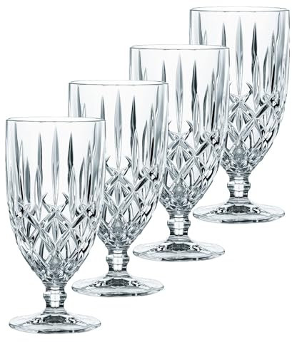 Spiegelau & Nachtmann 102556 Noblesse - Set di bicchieri da birra in cristallo, 425 milliliters