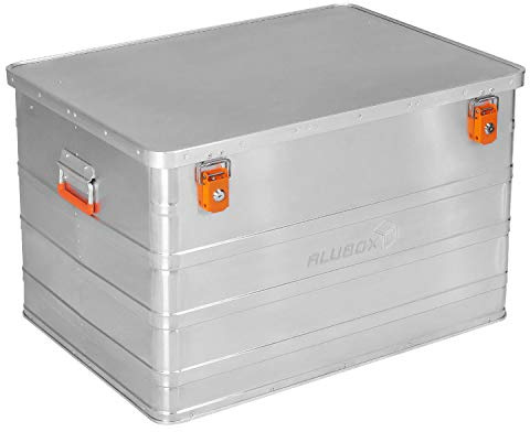 Alubox B184 - Aluminium Transportbox 184 Liter Alukiste mit Gummidichtung - Inhalt vor Staub und Spritzwasser geschützt, abschließbar