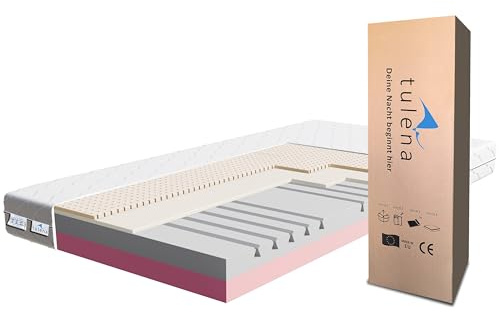 TULENA NOX Matratze 80x200 Komfortschaum weich H1 + H2 Comfort Plus 18 cm Probeschlafen inkl. Wendematratze Antibakterieller Bezug mit Reißverschluss