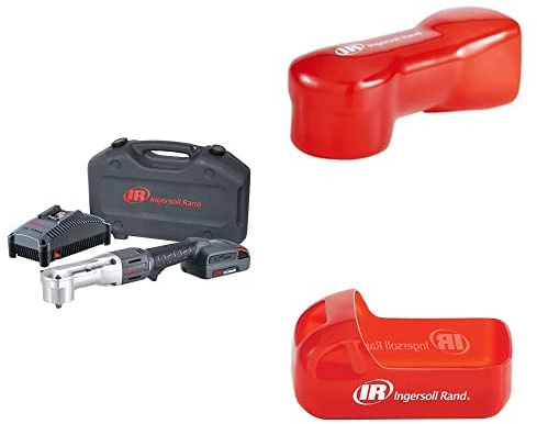 Ingersoll Rand 20-V-Winkelschlagschrauber-Kit, 3/8 W5330-K12-EU mit Werkzeugschutzüberzügen für Werkzeug und Akku, Set