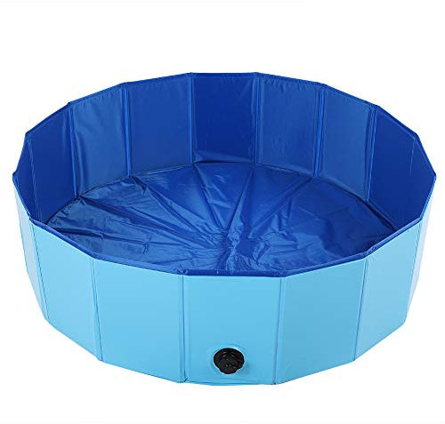 LIBOOI Piscine pliable pour chien en plastique rigide, baignoire portable pour animaux de compagnie, chiens et chats, pataugeoire pour animaux de compagnie pour intérieur et extérieur