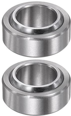 sourcing map 2Stk GE20C Sphärisch Schlicht Lager 20mmx35mmx16mm Versiegelt Sphärisch Radiales Kugellager