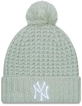 New Era New York Yankees Green MLB Cosy Pom Women Beanie