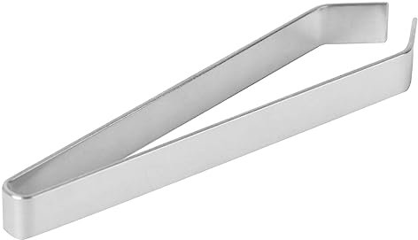 BESTonZON 403 Stainless Steel Fish Bone Clip Flat End Tweezer Easy Clean Seafood Tool User-Friendly Design Fish Bone Extractor Mini Clip