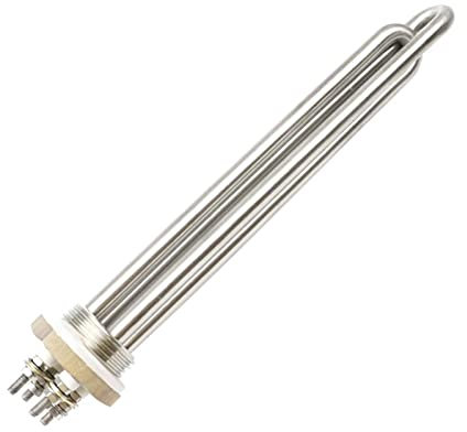 heating element 12v 600w 1BSP Heating Element Tubular Electric Heater Immersion Solar Water Heater Element /5 (Color : Heater only, Size : 12v 600w BSP)