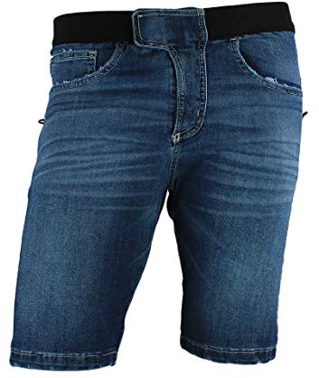 Jeanstrack Turia BR Pantalon Short Corto de Escalada Trekking Senderismo Aire Libre (L, Iris)