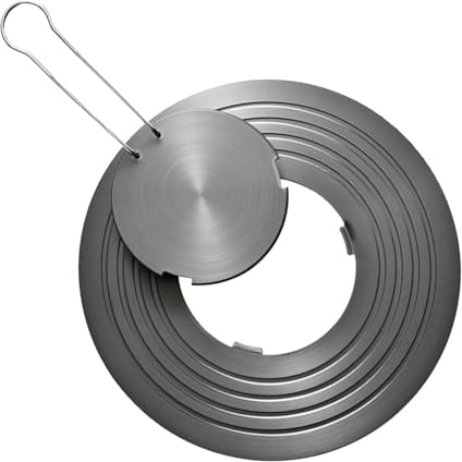 Oldmoom Diffuseur de chaleur pour cuisinière,diffuseur de chaleur pour cuisinière | Diffuseur de chaleur réducteur de flamme amovible | de conversion de table de cuisson, protection de cuisson lente