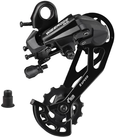 MEGHNA Bike Rear Derailleur 8 Speed Derailleur Direct Mount for Mountain Bike Cruiser Bike Tricycle Hybrid Bike (8 Speed)