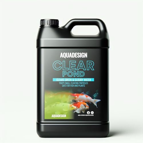 AquaDesign CLEAR POND Water Clarifier 5000ml - Clears Green & Cloudy Water - TREATS 25,000L